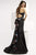 Jasz Couture - Sparkling Halter Evening Gown 5936 Special Occasion Dress