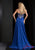 Jasz Couture - Strapless Lace Applique Gown 5813 Special Occasion Dress