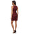 Jessica Simpson - Scalloped Lace Sheath Dress JS4P6482 CCSALE 8 / Beet Red