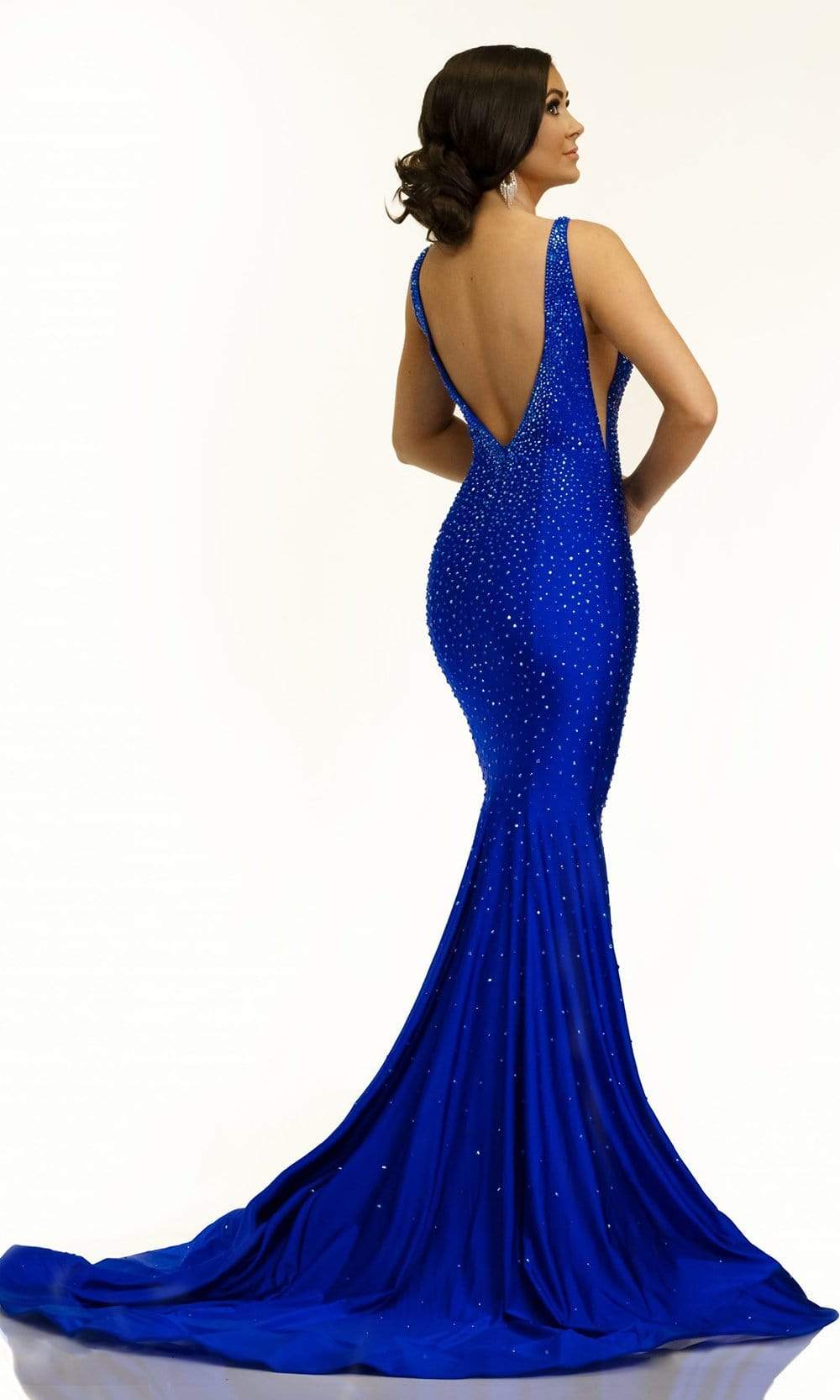 Johnathan Kayne - 2305 V-Neck Trumpet Evening Dress – Couture Candy