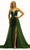 Johnathan Kayne - 2306 Plunging Sweetheart A-Line Evening Dress Evening Dresses 00 / Emerald