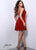 Johnathan Kayne - 2336 Thin Strapped Sequined Short Dress Cocktail Dresses