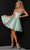 Johnathan Kayne 2411S - Strapless Sweetheart A-Line Cocktail Dress Cocktail Dresses 00 / Spearmint