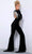 Johnathan Kayne - 2419 Long sleeve Velvet Sweetheart Jumpsuit Evening Dresses