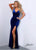 Johnathan Kayne - 2420 Velvet Sleeveless High Slit Gown Prom Dresses