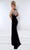 Johnathan Kayne - 2420 Velvet Sleeveless High Slit Gown Prom Dresses