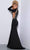 Johnathan Kayne - 2421 Asymmetrical One Long sleeve Gown Prom Dresses