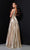 Johnathan Kayne - 2426 Metallic Pleated A-line Gown Prom Dresses