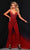 Johnathan Kayne - 2431 Sleeveless Sweetheart Jumpsuit Prom Dresses 00 / Red
