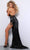 Johnathan Kayne - 2437 Sleeveless High Slit Gown Prom Dresses