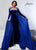 Johnathan Kayne - 2453 Straight Across Mermaid Long sleeve Gown Prom Dresses 00 / Royal