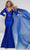 Johnathan Kayne 2517 - Long Sleeve Empire Waist Long Dress Evening Dresses 00 / Royal