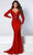 Johnathan Kayne 2517 - Long Sleeve Empire Waist Long Dress Evening Dresses