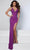 Johnathan Kayne 2523 - Sleeveless Crisscross Back Sheath Long Dress Special Occasion Dress 00 / Purple