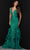 Johnathan Kayne 2542 - Plunging V-Neck Ruffled Trumpet Long Gown Evening Dresses