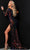 Johnathan Kayne 2546 - Sequined Asymmetrical Long Dress Evening Dress