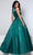 Johnathan Kayne 2550 - Sleeveless V-Neck Satin Ballgown Ballgown Dresses