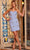 Jovani 00411 - Foldover Sweetheart Cocktail Dress Cocktail Dresses 00 / Light-Blue
