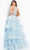 Jovani - 00461 Embellished Halter Tiered A-line Dress Prom Dresses