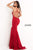 Jovani - 00512 Fitted Strappy Back Prom Dress with Train Prom Dresses