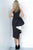 Jovani - 00572 Two Tone Asymmetric Ruffle Fitted Dress Evening Dresses
