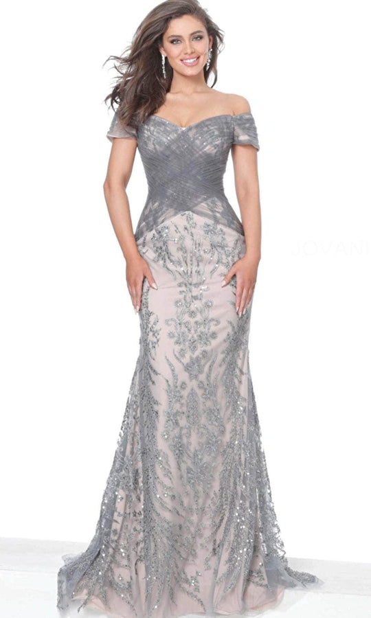 Jovani 02083 - Ruched Mother of the Bride Dress