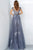 Jovani - 02327 Illusion Bejeweled A-Line Dress Evening Dresses