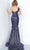 Jovani - 02445 Sweetheart Lace Applique Trumpet Dress Evening Dresses