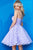 Jovani - 02564 Strapless Floral Appliqued A-Line Dress Homecoming Dresses