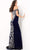 Jovani - 02576 Off Shoulder Paisley Motif Long Gown Evening Dresses