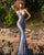 Jovani - 02906 Backless Metallic Lace Mermaid Gown Prom Dresses