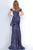 Jovani - 02911 Beaded Lace Off-Shoulder Trumpet Dress Evening Dresses