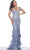 Jovani - 03191 Floral Appliques Off Shoulder Fitted Evening Dress Evening Dresses