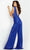 Jovani 03393 - Beaded V-Neck Prom Jumpsuit Evening Dresses