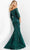 Jovani 03651 - Straight Across Lace Evening Gown Evening Dresses