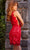 Jovani 04190 - Asymmetrical Lace Cocktail Dress Party Dresses