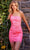 Jovani 04190 - Asymmetrical Lace Cocktail Dress Party Dresses