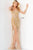 Jovani - 04195 Bejeweled Slit Cut Out Long Gown Prom Dresses