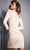 Jovani - 04291 Long Sleeve High Neck Ruched Cocktail Dress Homecoming Dresses