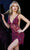 Jovani 04401 - Sheer Plunging V-neck Short Dress Special Occasion Dress