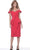 Jovani - 04426 Off Shoulder Asymmetric Ruffle Accent Cocktail Dress Cocktail Dresses 00 / Red