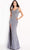 Jovani - 04539 Beaded V-Neck High Slit Gown Prom Dresses