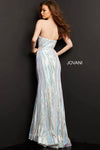 Jovani - 04810 Strapless Geometric Sequined Dress Prom Dresses6