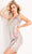 Jovani - 05102 Sleeveless Plunged V-Neck Sequin Sheath Short Dress Homecoming Dresses