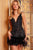 Jovani 05535 - Embellished Plunging V-neck Cocktail Dress Cocktail Dresses