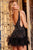 Jovani 05535 - Embellished Plunging V-neck Cocktail Dress Cocktail Dresses