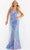 Jovani - 05664 One Shoulder Sequin Sheath Dress Prom Dresses 00 / Iridescent Purple