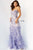 Jovani - 05667 Embellished Sweetheart Feathered Dress With Train Prom Dresses