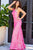 Jovani - 06017 Geometric Sequined Gown Prom Dresses