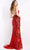 Jovani - 06203 Embellished V-Neck Backless Sheath Dress Prom Dresses